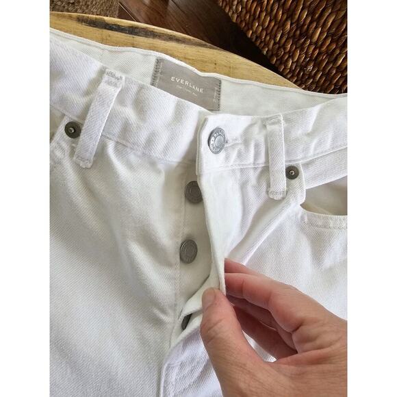 Everlane The Cheeky Jean Women's Size 25 Bone White Boho Nautical Beach Denim - Picture 5 of 13